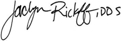 Dr. Rickoff's Signature